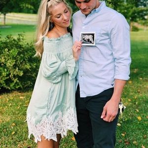 Pink Lily Mint green/blue dress